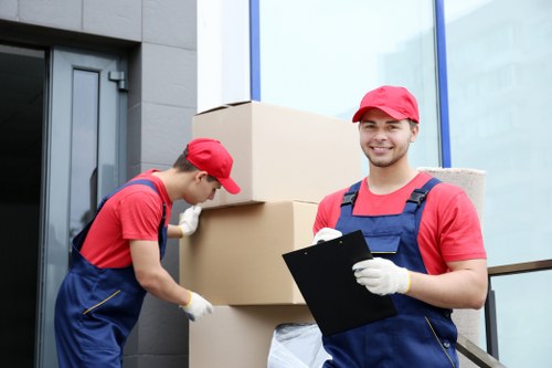 Careful packing and furniture handling during a move in Southfields