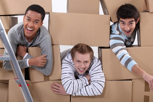 Southfields office relocation team managing loading and transport