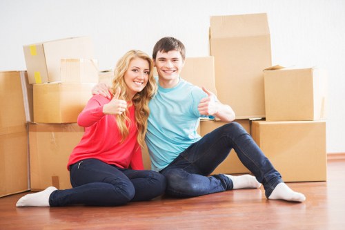 Safe and insured van service handling belongings in Southfields