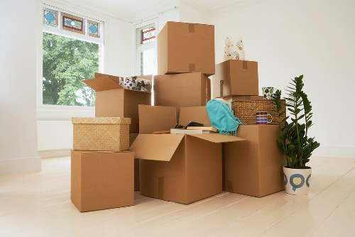 Moving team loading furniture for a Southfields property relocation