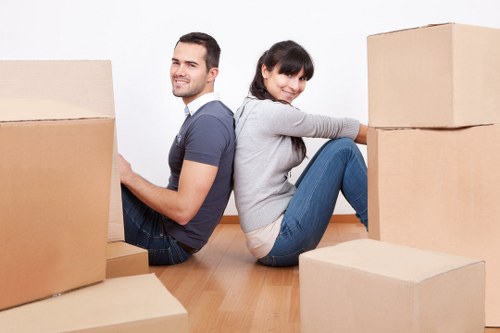 Removing bulky furniture from a Southfields property