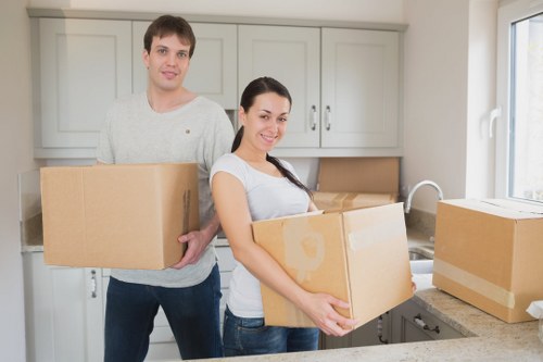 Commercial workplace move with furniture and IT equipment